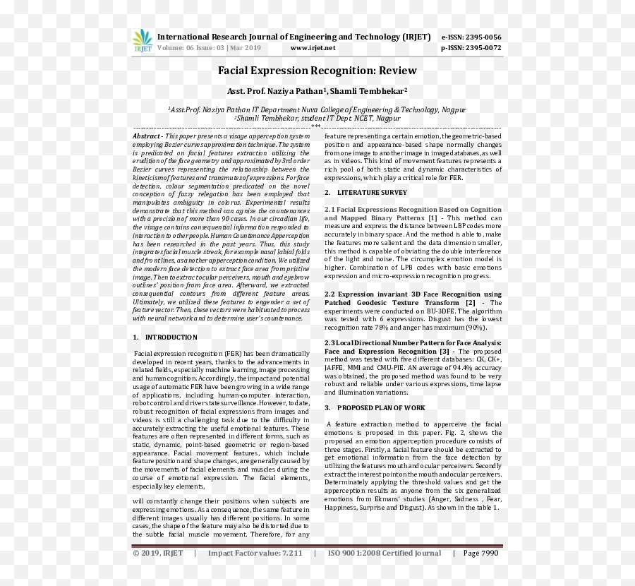 Pdf Irjet - Facial Expression Recognition Review Irjet Emoji,Emotion Circumplex Shapes