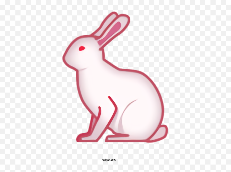 Holidays Rabbit Rabbits And Hares Pink - Animal Figure Emoji,Easter Emoji Art