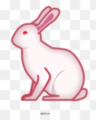 Holidays Rabbit Rabbits And Hares Pink - Animal Figure Emoji,Easter Emoji Art