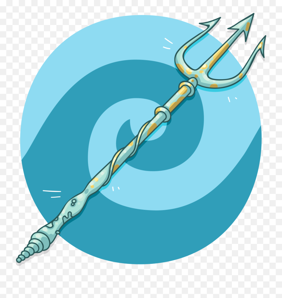 Poseidon Trident Clipart - Full Size Clipart 5338628 Trident Emoji,Pitchfork Bear Emoticon