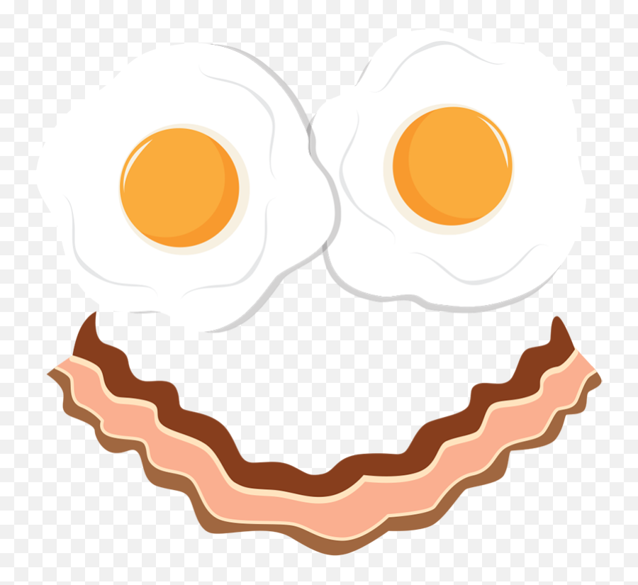 Ovos Com Bacon Png Clipart - Eggs And Bacon Smile Emoji,Bacon Emoji Smiley