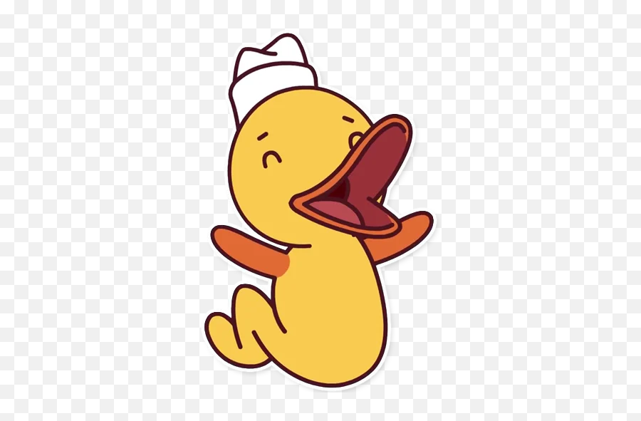 Telegram Sticker 6 From Collection Emoji,Kakao Emoticon Duck