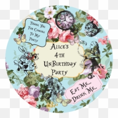 Party Box Stickers U2013 Partywraps - Alice In Wonderland Sweet Cones Emoji,Emoji Party In A Box