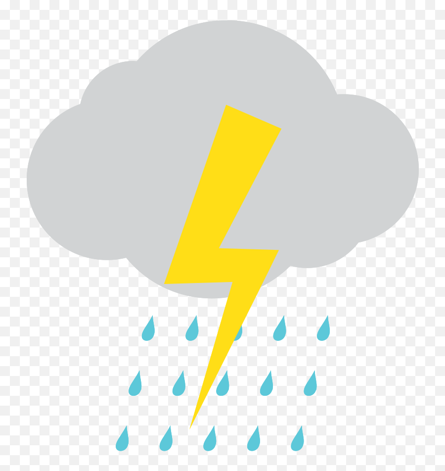 Free Thunderstorm 1192797 Png With Transparent Background Emoji,Thunder Emoji