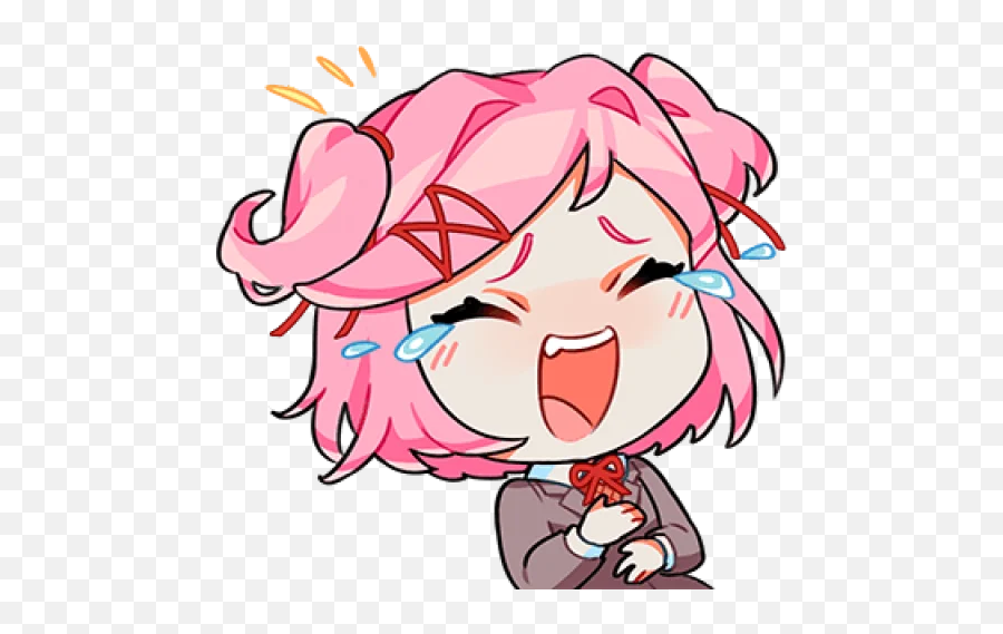 Telegram Sticker From Doki Doki Literature Club Pack Emoji,Literature Emoji