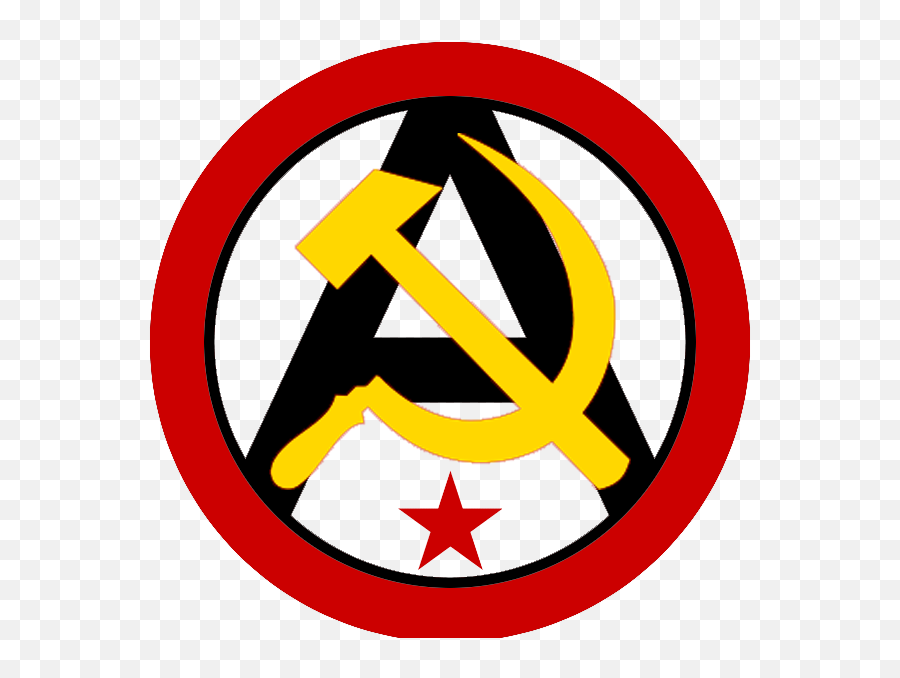 Download Hd Anarchist Communist Logo - Anarcho Communist Emoji,Medical Caduceus Emoji