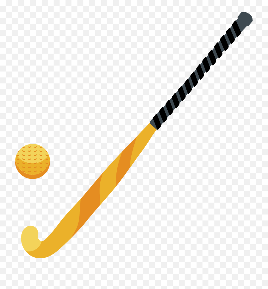 Field Hockey Stick And Ball Clipart - For Golf Emoji,Field Hockey Emoji