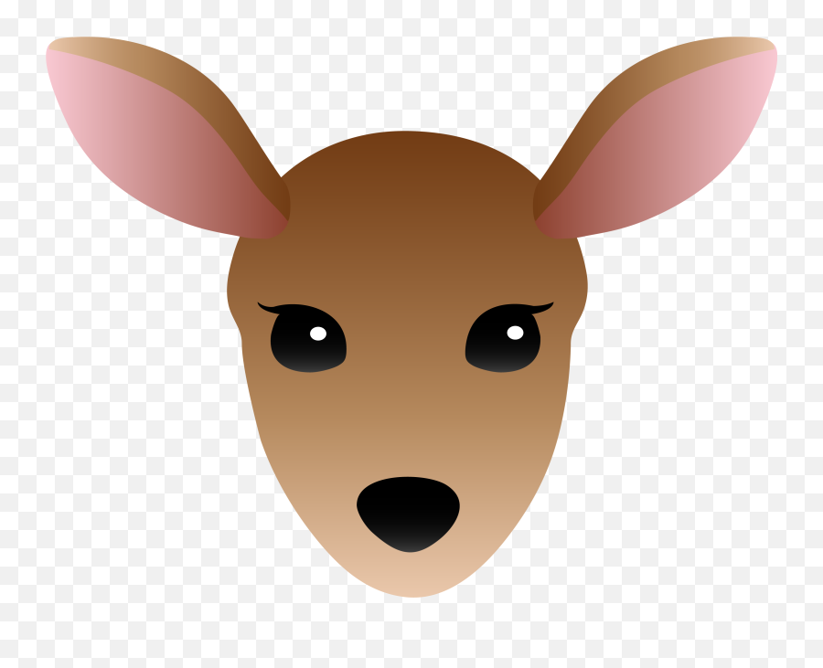 Cartoon Deer Face Drawing - Clip Art Library Face Cartoon Deer Head Emoji,Doe Emoji