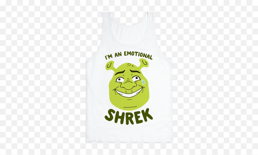 Ogre Tank Tops Lookhuman - Active Tank Emoji,Shrek Emoticon