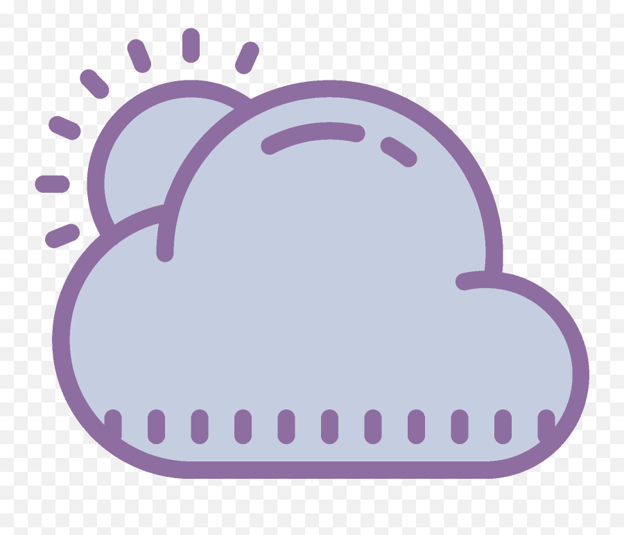 Cloudy Clipart Sun Behind Cloud Cloudy Sun Behind Cloud - Pbs Kids Go Emoji,Sun And Cloud Emoji
