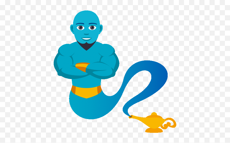 Man Genie People Gif - Mangenie People Joypixels Discover U0026 Share Gifs Fictional Character Emoji,Mr Clean Emoji