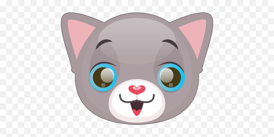 Cute Cat And Kitten Emoji - Kitten Emoji,Cute Cat Emoji