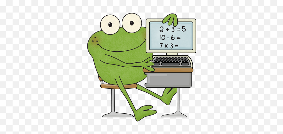 Challenge Math - Mrs Warneru0027s Learning Community Frog With Computer Clipart Emoji,Guess The Emoji Level 36answers