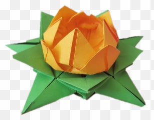 Scorigami Origami Paper Flower Sticker - Origami Emoji,Origami Emoji