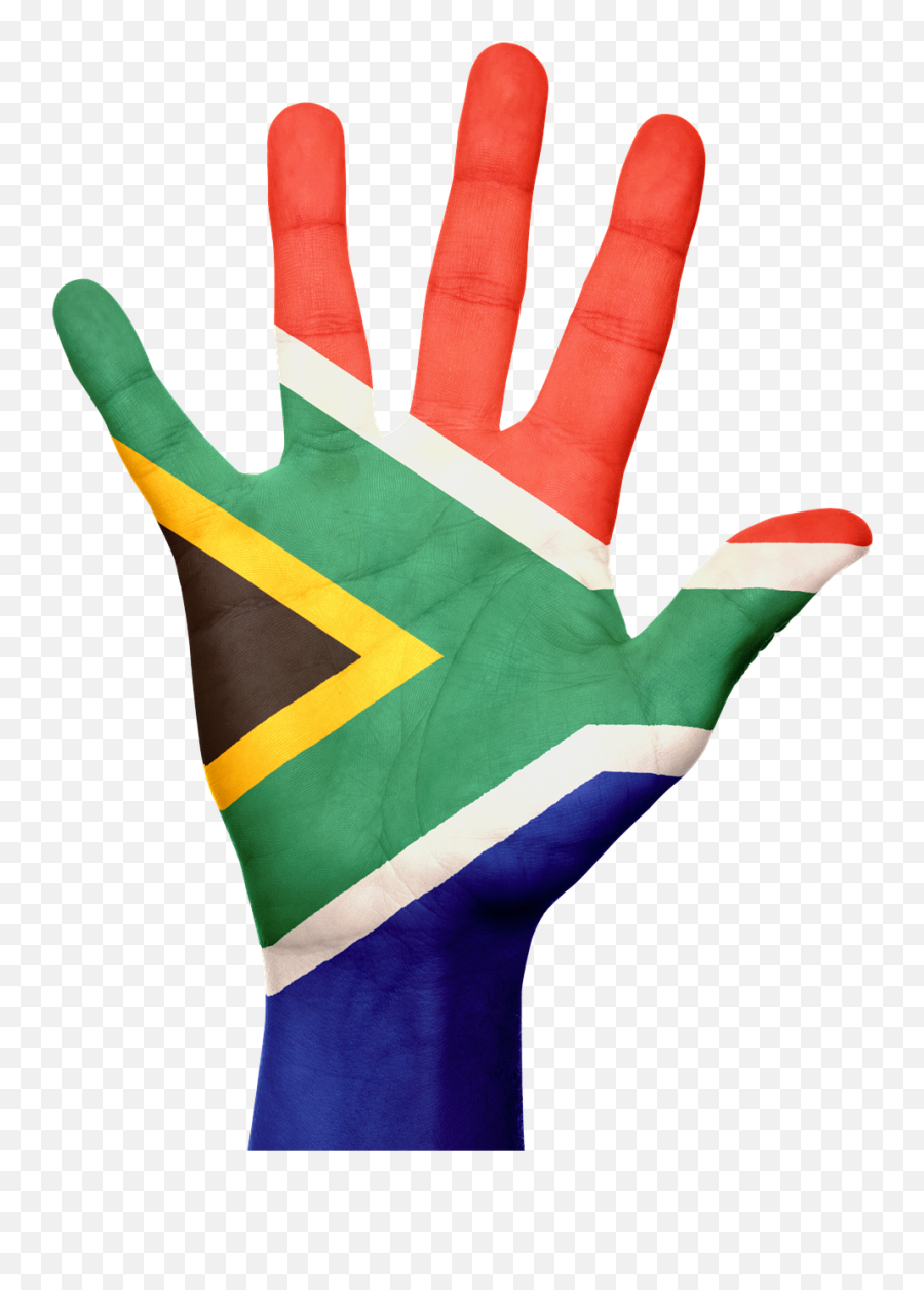 South Africa Flag Hand Pride Png Image - Happy Youth Day 2020 South Africa Emoji,African Flag Emoji