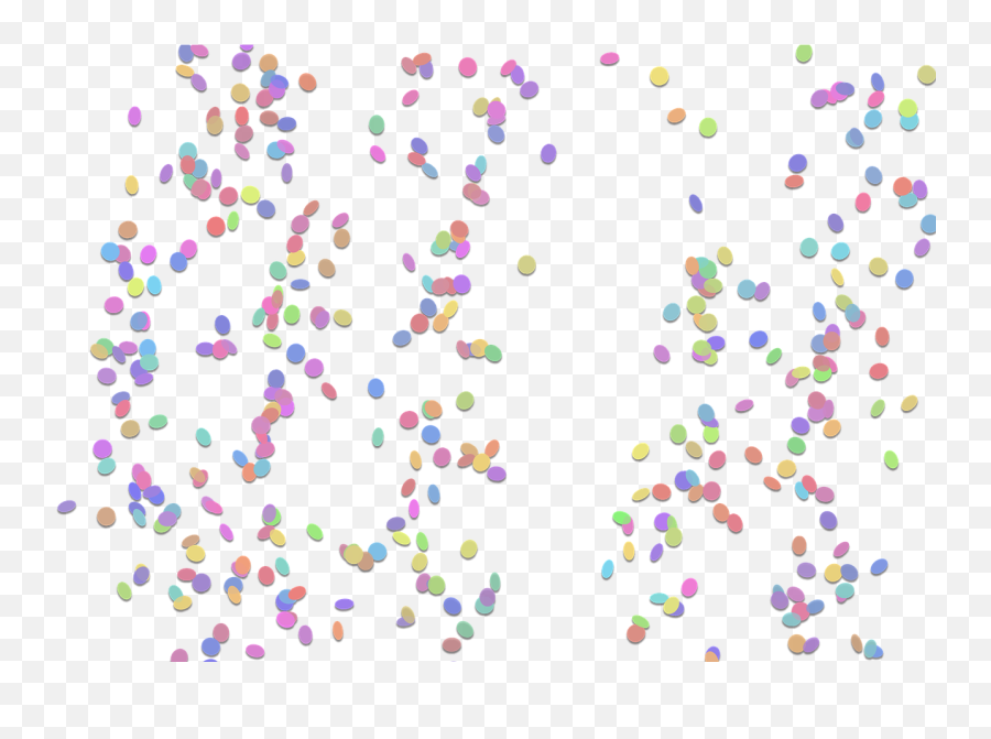 Confetti Transparent Background Png - Confetti Deco Gambar Titik Titik Warna Warni Emoji,Emoji Deco