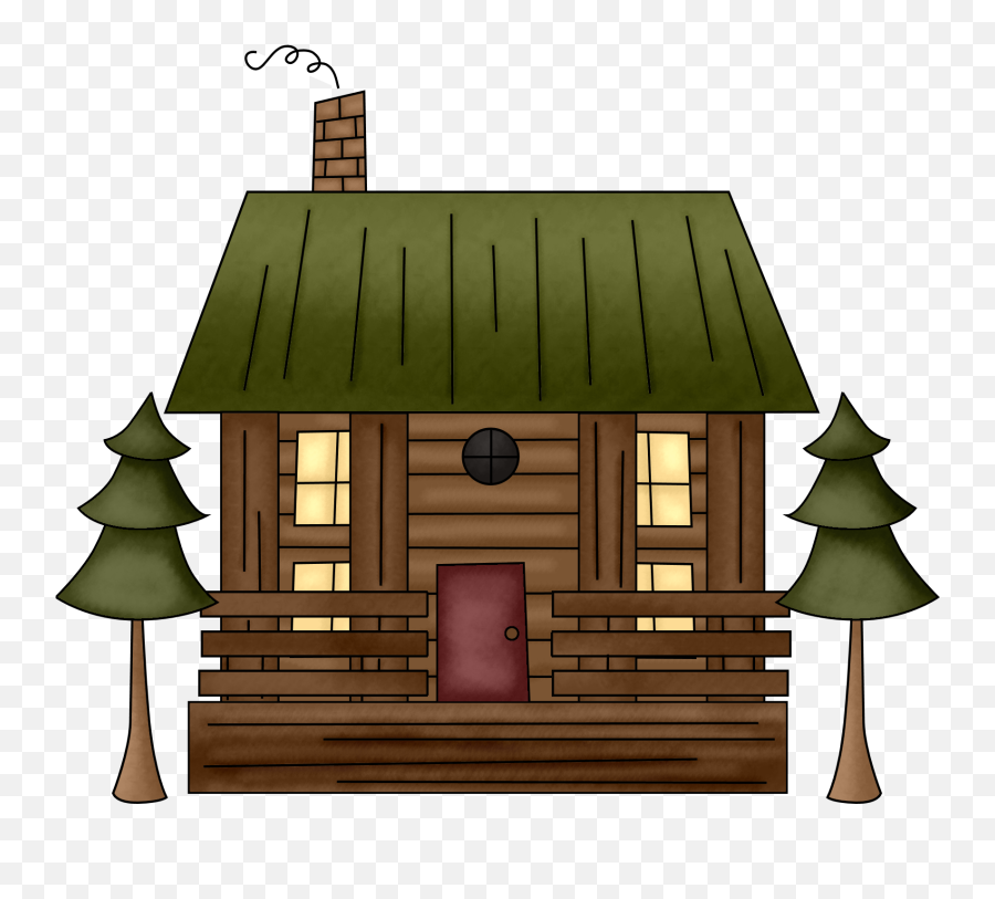 Log Cabin Clipart Free Download Clip Art On 4 - Clipartix Cabin Clip Art Emoji,Logs Emoji