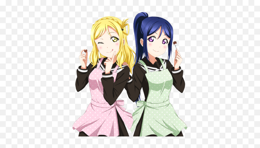 Kanan Mari Kananmatsuura Sticker - Kanan And Mari Fan Art Emoji,Mari Ohara Emoji