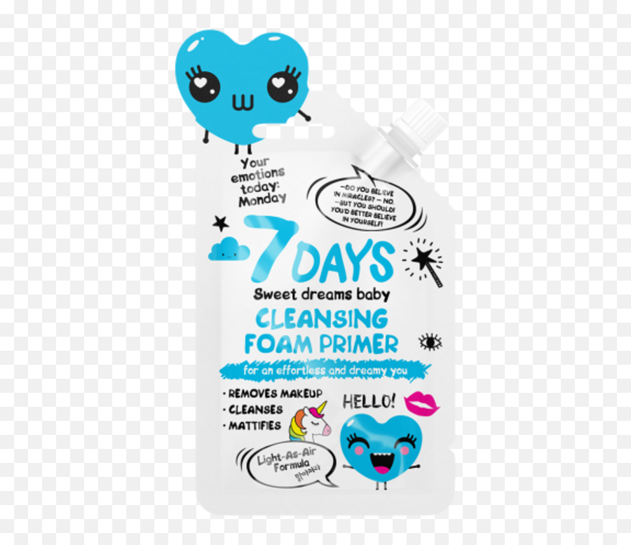 7days Your Emotions Today Cleansing Foam Primer 25 Gr - 7 Days Emoji,Baby Emotions