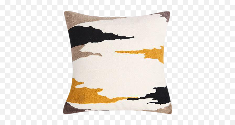Crewel Embroidery Abstract Cushions - Throw Pillow Emoji,Emoji Cushions Online India