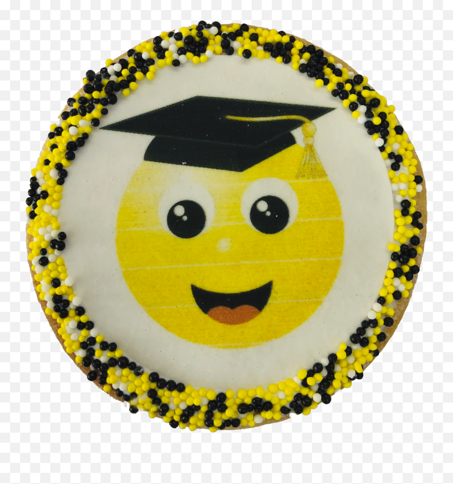 Graduation Emoji Sugar Cookies With Sprinkles U2013 Www - Square Academic Cap,Boy Emoji