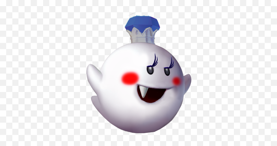 Queen Booline - Luigis Mansion Queen Boo Emoji,Booing Emoticon