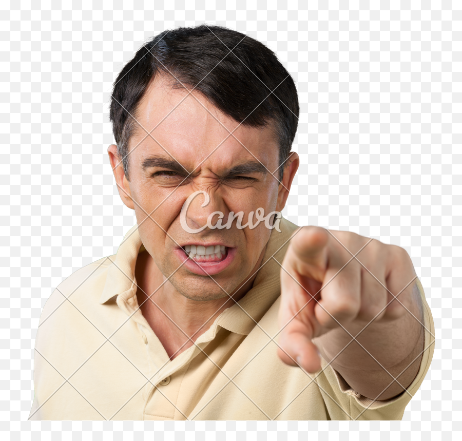 Angry Man Pointing Finger - Angry Man Pointing Finger Emoji,Angry Finger Pointing Emoticon Png