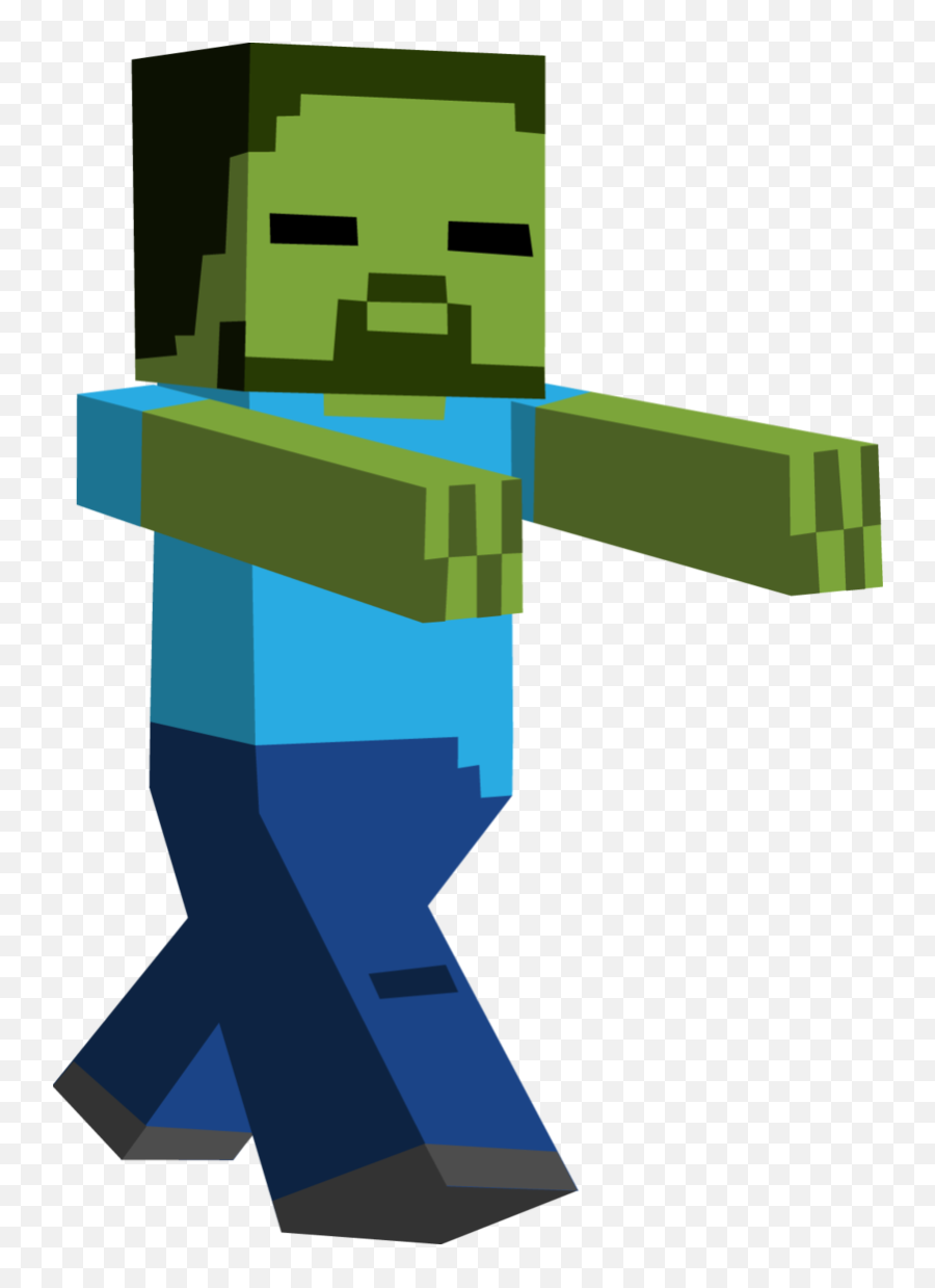 Zombie On Minecraft Drawing Free Image - Minecraft Png Emoji,Where To Get Drawn Hd Emotions For Minecraft Images