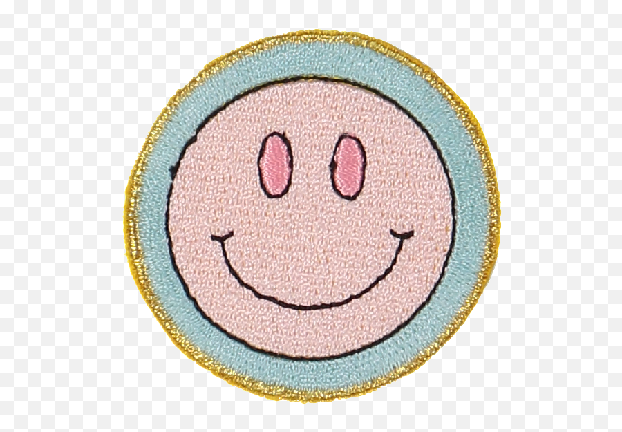 Smiley Face Sticker Patch - Smiley Face Patch Emoji,Emoticon Stickers