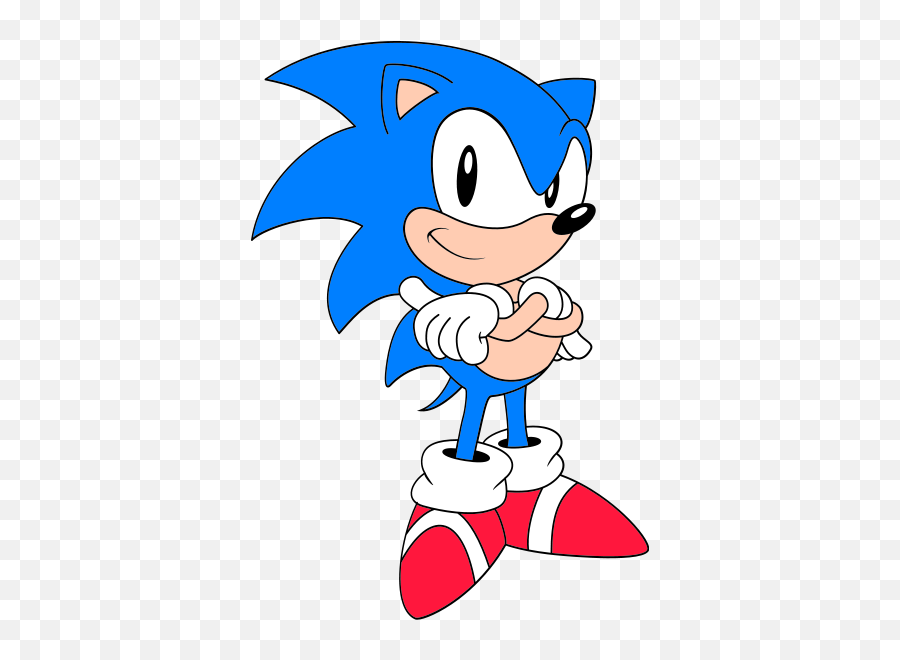 Sonic The Character - Sonic The Hedgehog Svg Free Emoji,Sonic Without Emotion