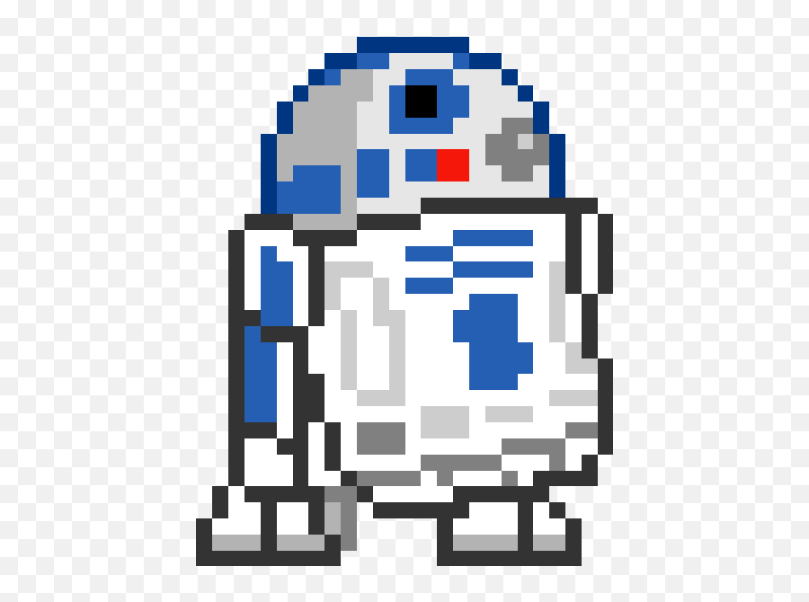 R2d2 Starwars Droid Sticker By Emily - Pixel Star Wars Transparent Emoji,Star Wars Droid Emojis