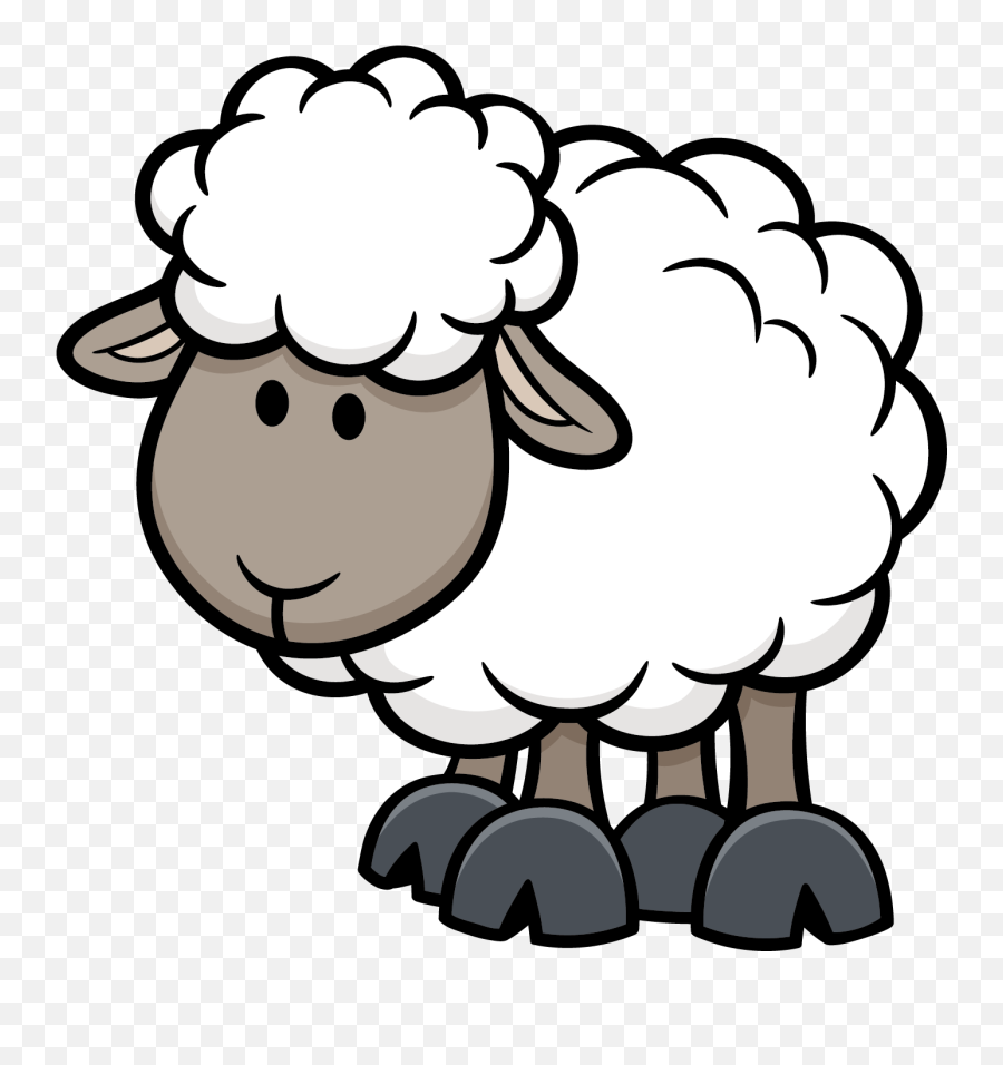 Download Sheep Animals Cartoon Illustration Download Hq Png - Cartoon Transparent Sheep Png Emoji,Sheep Emoticon