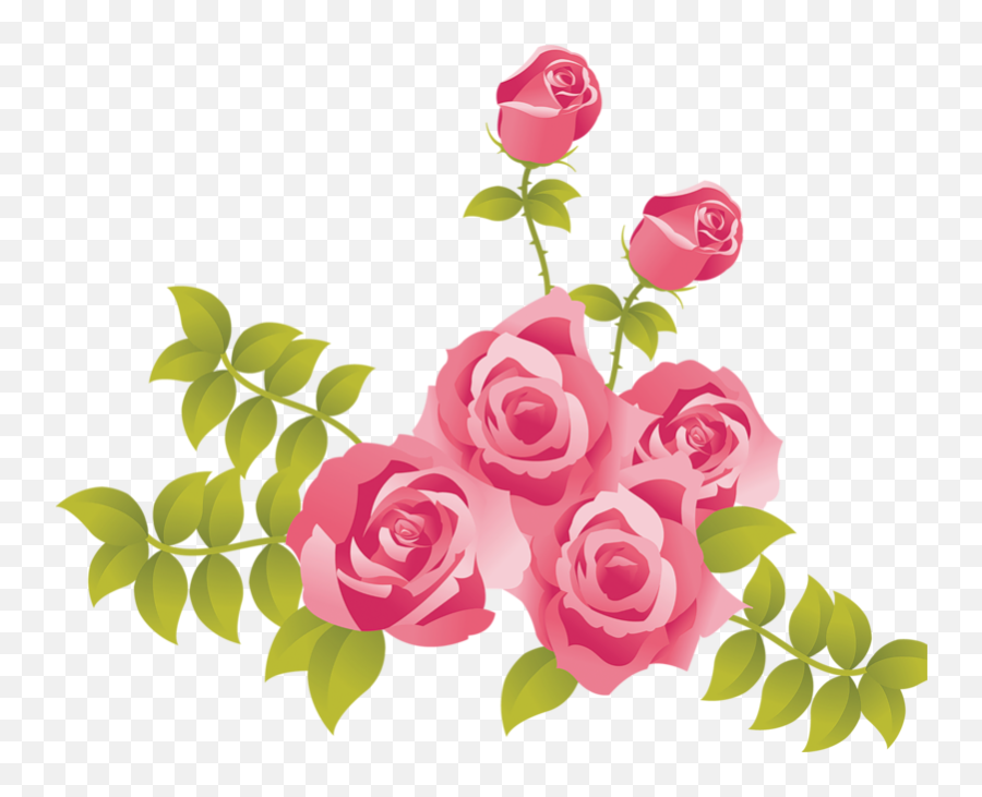 Pink Roses Painted Picture Clipart 0 - Clipartix Pink Roses Clipart Emoji,Emoji Headstones