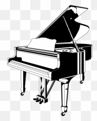 Upright Piano Clipart Free Clipart Images - Clipartix Piano Clipart Black And White Emoji,Emoji Man And Piano