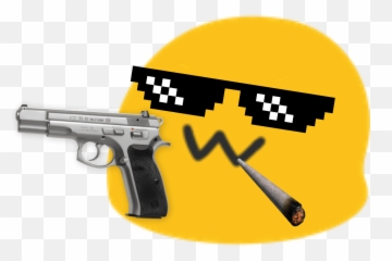 A Cat With A Gun - Cat With Gun Emoji,Discord Gun Emoji - Free Emoji ...