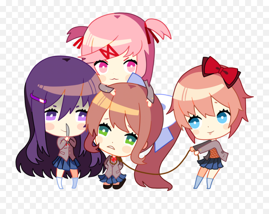 Doki - Doki Doki Literature Club Chibi Emoji,Emoji Movie Mcdonalds