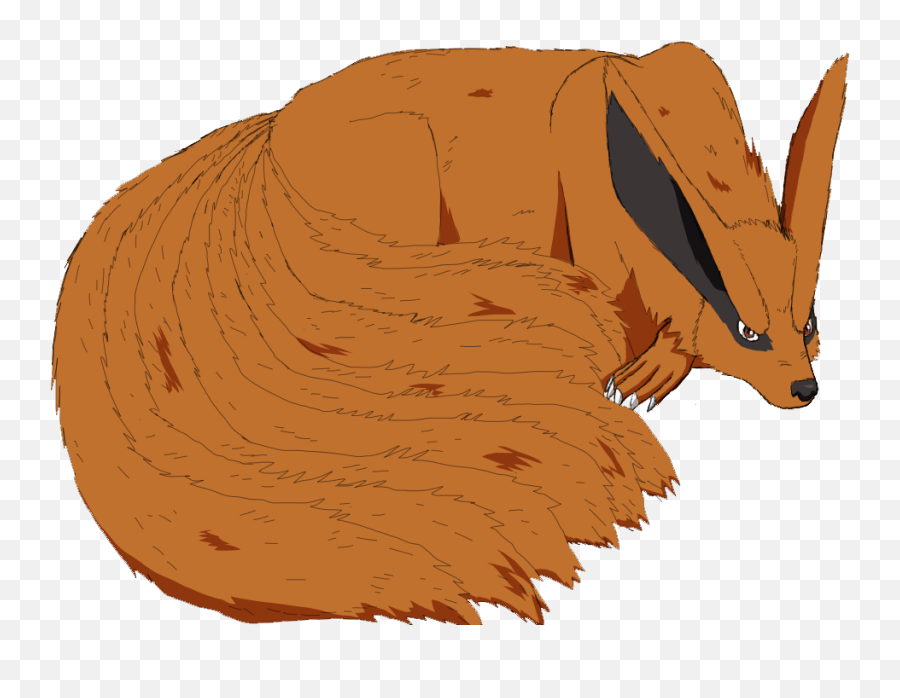 Surviving Being - Naruto Sleeping Kurama Emoji,9 Tails Kurama Emoticon