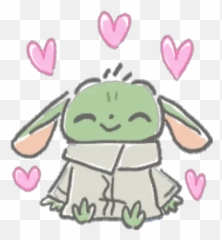 Stickers Baby Yoda Kawei Wastickerapps - Baby Yoda Line Sticker Emoji,Yoda Emojis Google Talk