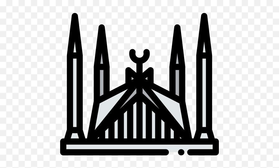 Faisal Mosque - Free Architecture And City Icons Solid Emoji,Fb Emoticons Masjid