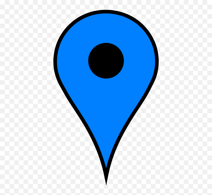 Google Maps Icon - Baby Blue Png Svg Clip Art For Web Emoji,Dropped Pin Emoji
