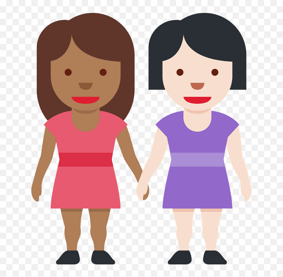 Women Holding Hands Emoji Clipart Free Download Transparent,Womens Emoji