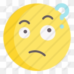 Thinking - Happy Emoji,Thinking Emoticon