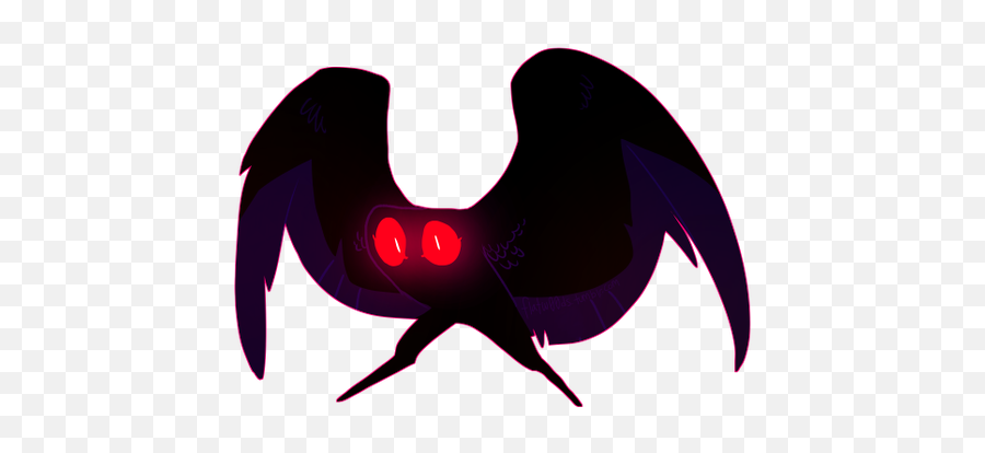 Download Mothman Png Transparent Image - Mothman Art Transparent Background Emoji,Mothman Emoji