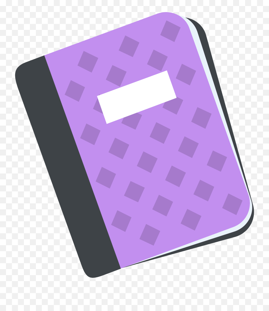 Fileemojione 1f4d4svg - Wikipedia Purple Notebook Emoji,Purple Emoticons