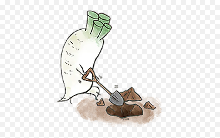 A Radish With Ideals By - Cultivating Tools Emoji,Jiff Emoji