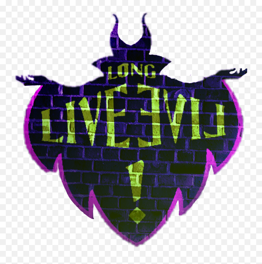 Longliveevil Descendants Sticker By Deliaris - Mals Symbol Emoji,Disney Emoji Maleficent