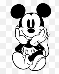 Pin On Silhouette - Mickey Mouse Design Black And White Emoji,Knight In Shining Armor Emoji