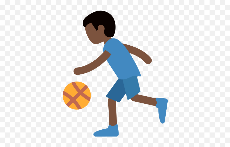 Person Bouncing Ball Emoji With Dark Skin Tone Meaning - Person Bouncing Ball,Football Emoji