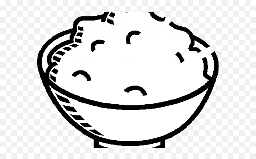 White Rice Clipart - Png Download Full Size Clipart Bowl Of Rice Icon Emoji,Rice Bowl Emoji