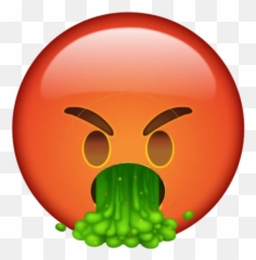Sometimes A New Emoji Is Required - Angry Throw Up Emoji,Puking Emoji